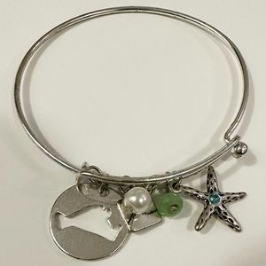 Custom Hand Crafted Silver Sea Bracelet